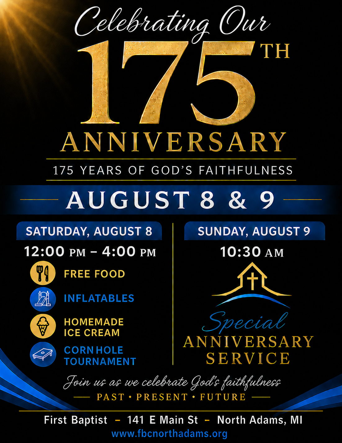 First Baptist Church 175th Anniversary Celebration